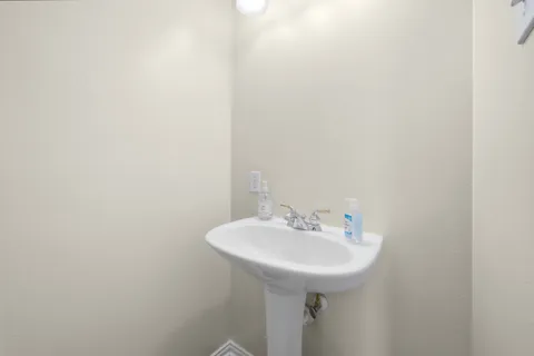 an aerial view of a house with a ocean view