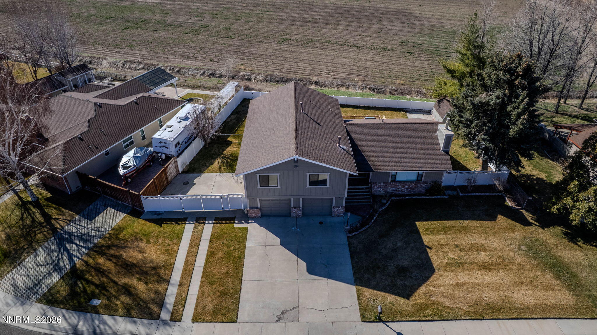 1663 Mackland Avenue Minden, NV 89423 - Photo 24 of 27 an aerial view of a house with swimming pool