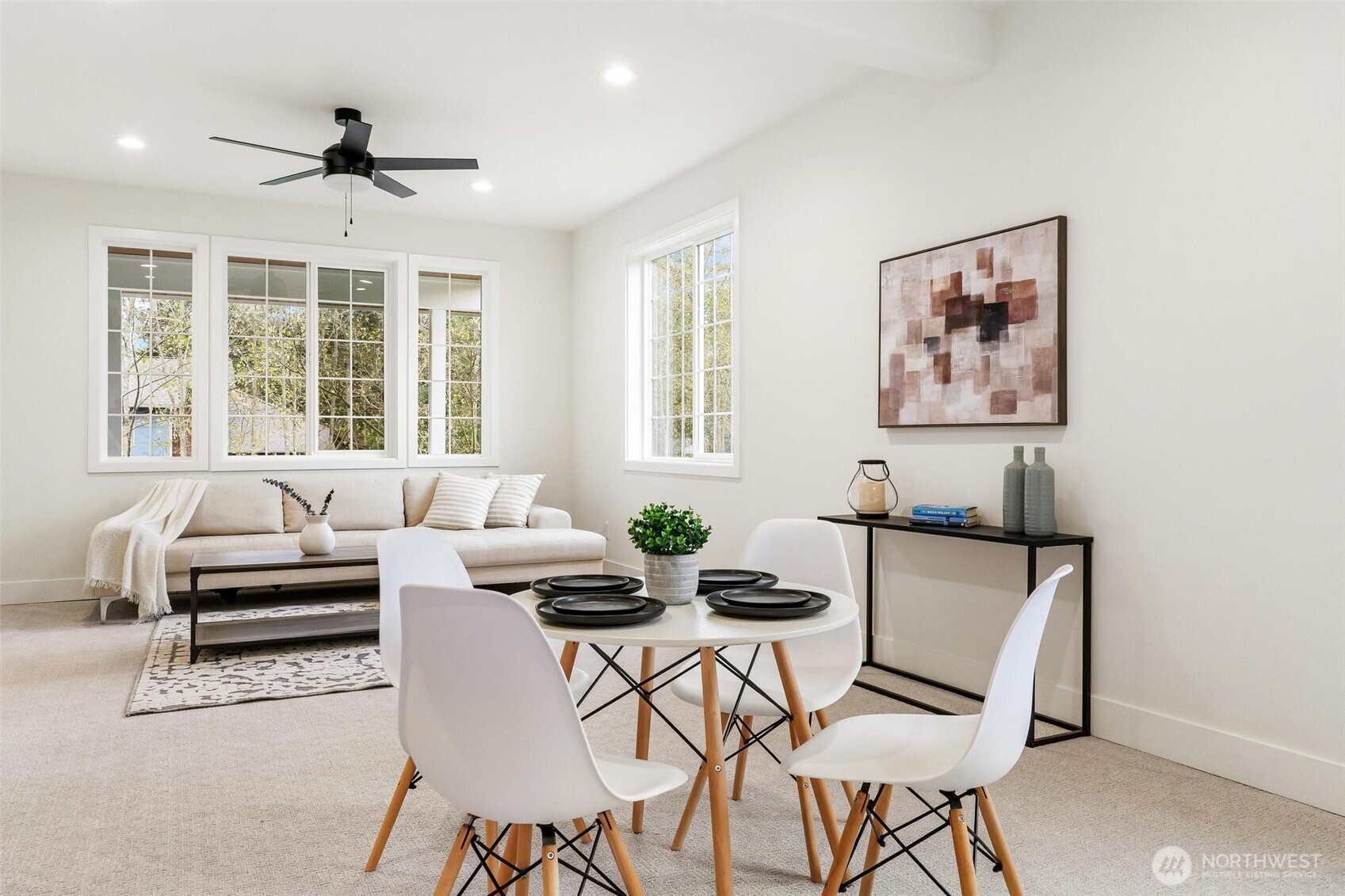 223 South Camano Ridge Road Camano Island, WA 98282 - Photo 21 of 40 a view of a livingroom with furniture and window