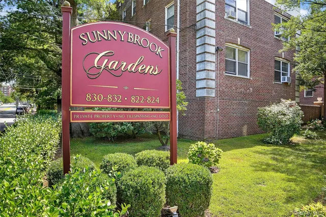 a sign on the side of a building