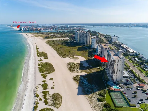 a view of city and ocean