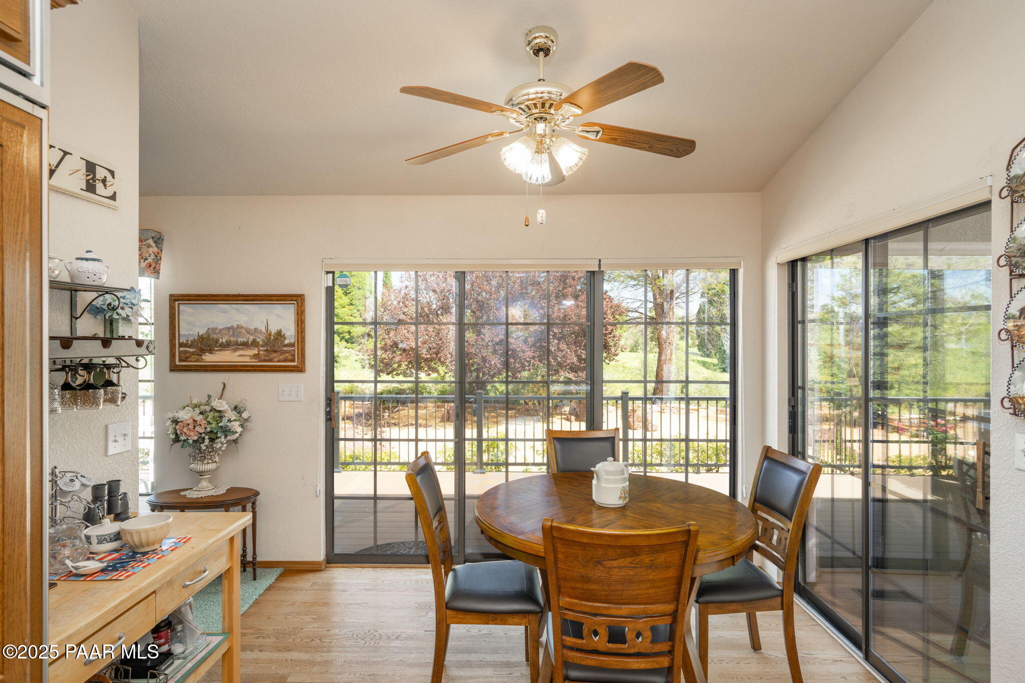 11452 East Turquoise Circle Dewey, AZ 86327 - Photo 14 of 68 a view of a dining room with furniture window and outside view
