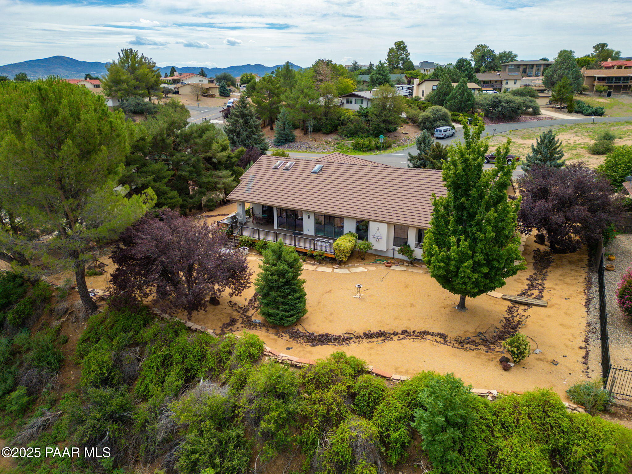 11452 East Turquoise Circle Dewey, AZ 86327 - Photo 46 of 68 Aerial View of Back