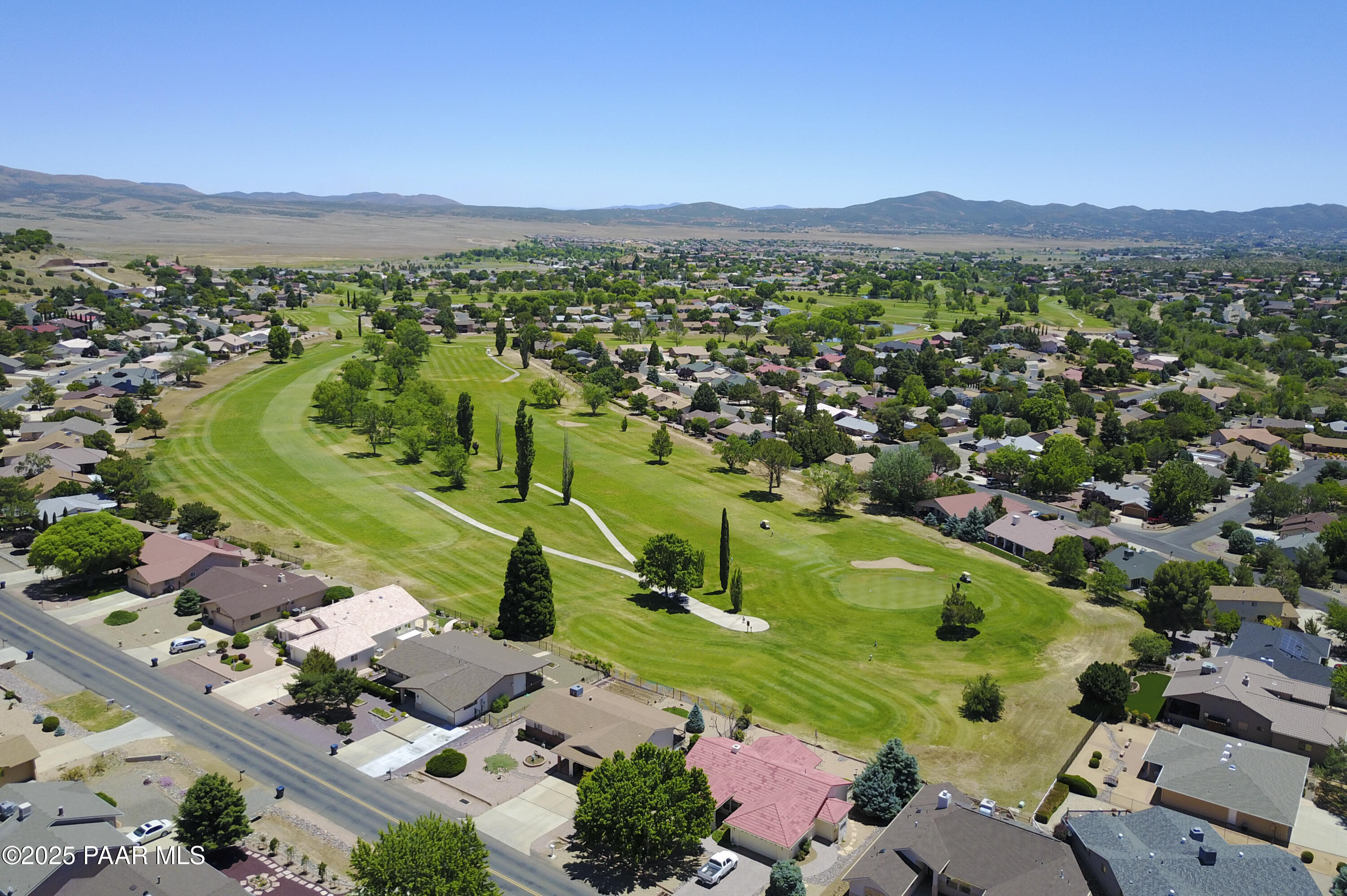 11452 East Turquoise Circle Dewey, AZ 86327 - Photo 67 of 68 an aerial view of residential houses with outdoor space