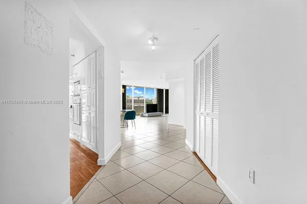 a view of a small space