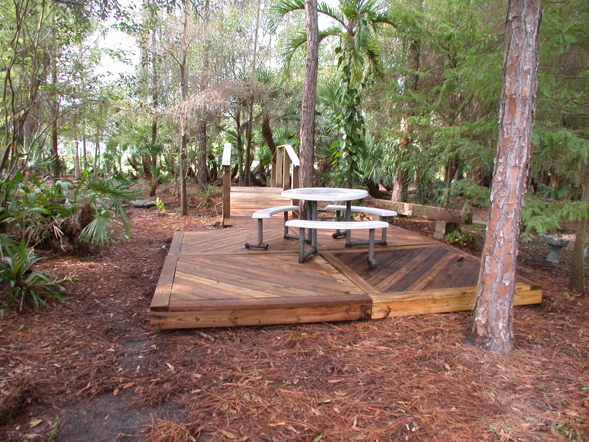 10111 Sandy Run Road Jupiter, FL 33478 - Photo 13 of 14 a view of a park with bench and trees