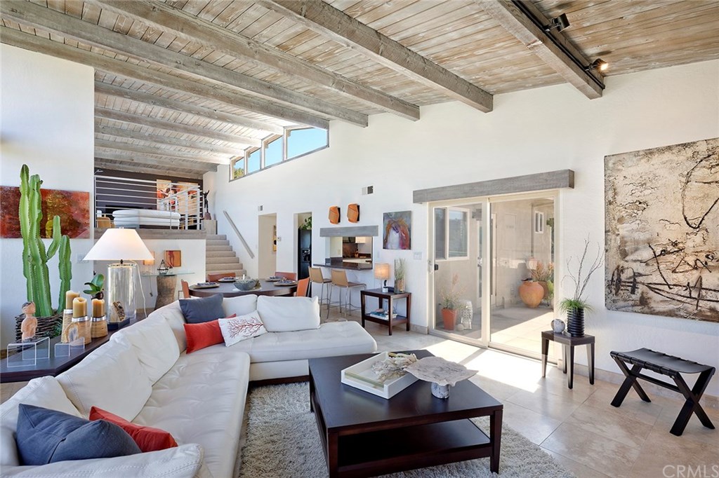 1450 Morningside Drive Laguna Beach, CA 92651 - Photo 11 of 33 Living Room looking towards rear patio