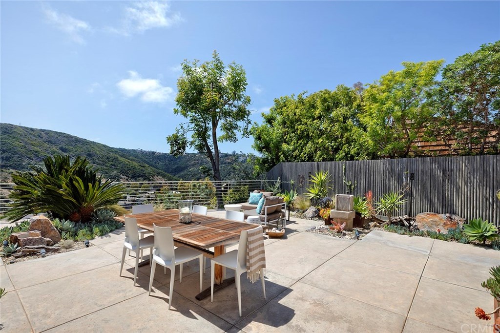 1450 Morningside Drive Laguna Beach, CA 92651 - Photo 16 of 33 Private and Tranquil rear patio