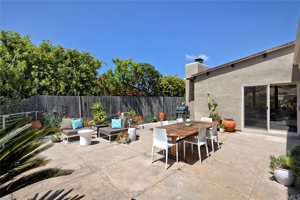 1450 Morningside Drive Laguna Beach, CA 92651 - Photo 33 of 33 Rear 800 sf patio with access to both kitchen and living room is wonderful for entertaining