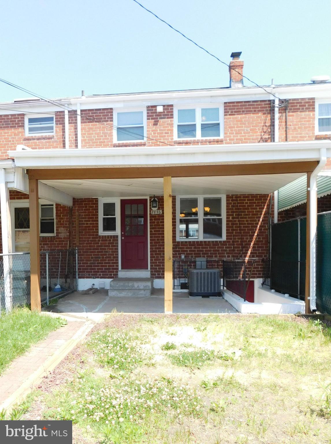 7846 Charlesmont Road Baltimore, MD 21222 - Photo 28 of 28 Covered Rear Patio