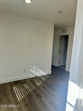 a view of wooden floor