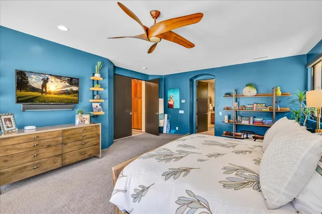 a view of room with furniture and closet