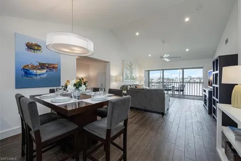 a view of a city with tall buildings