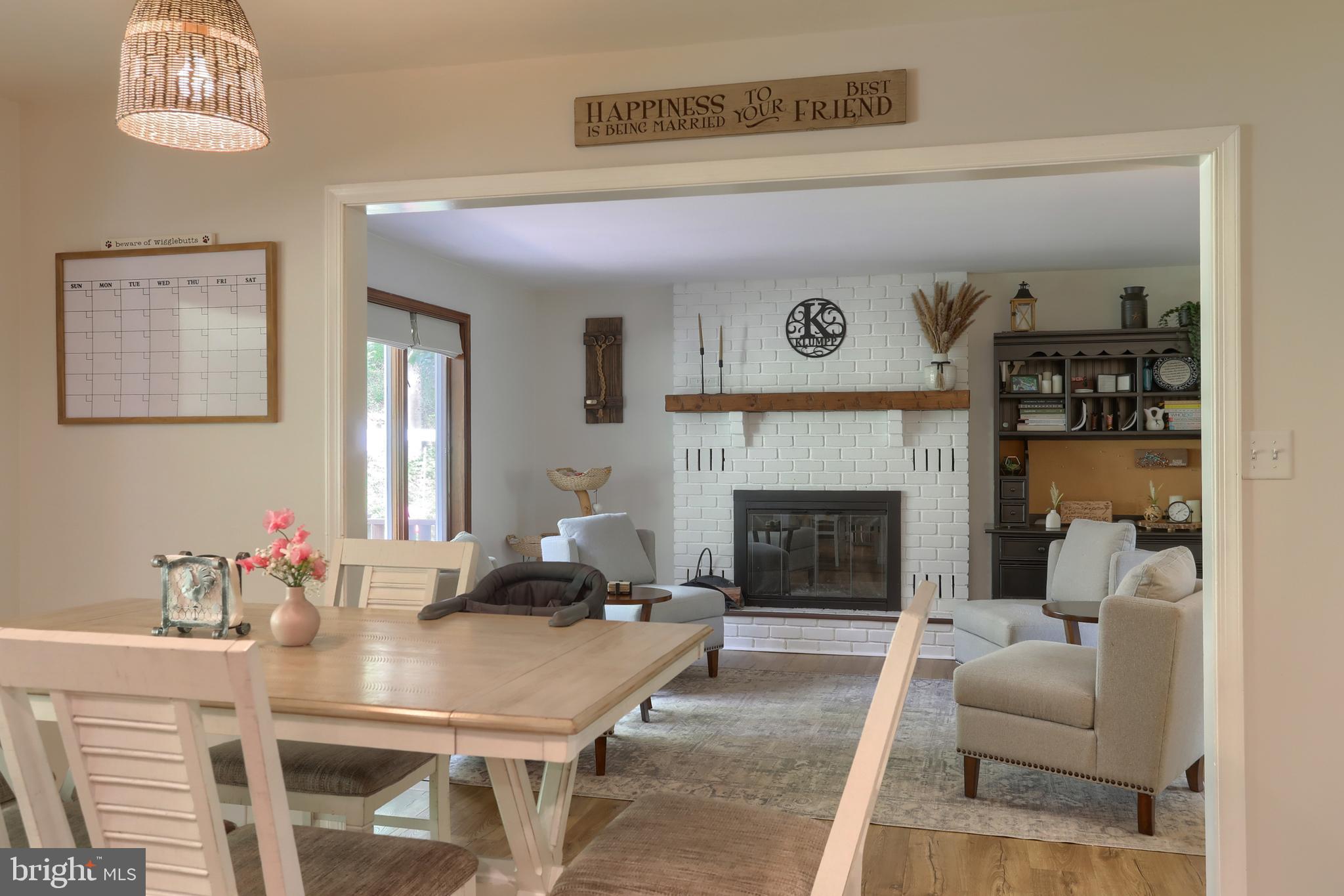 46 Gelsinger Road Reading, PA 19608 - Photo 13 of 50 a living room with furniture and a fireplace