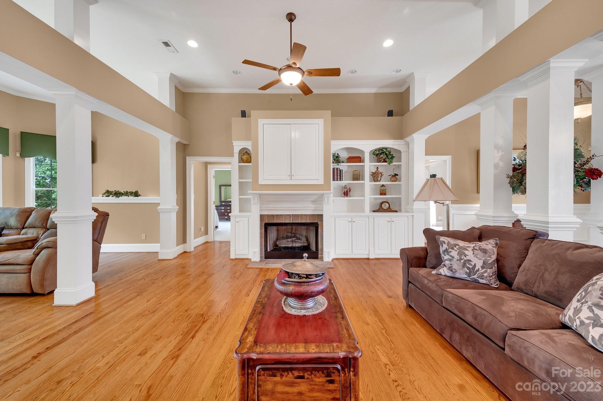 256 Hemingway Lane Fort Mill, SC 29708 - Photo 11 of 41 a living room with furniture fireplace and window