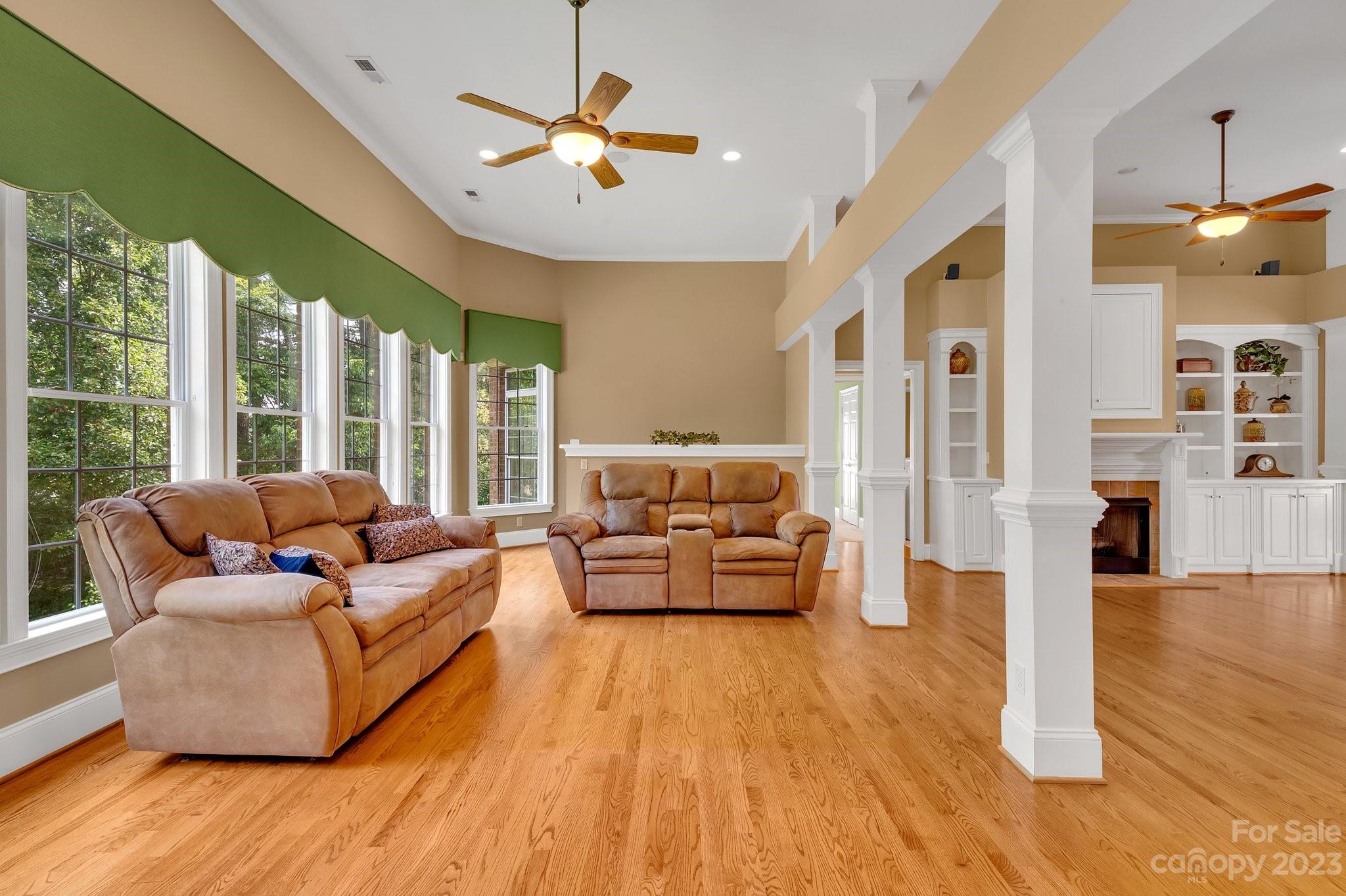 256 Hemingway Lane Fort Mill, SC 29708 - Photo 17 of 41 a living room with furniture and a large window