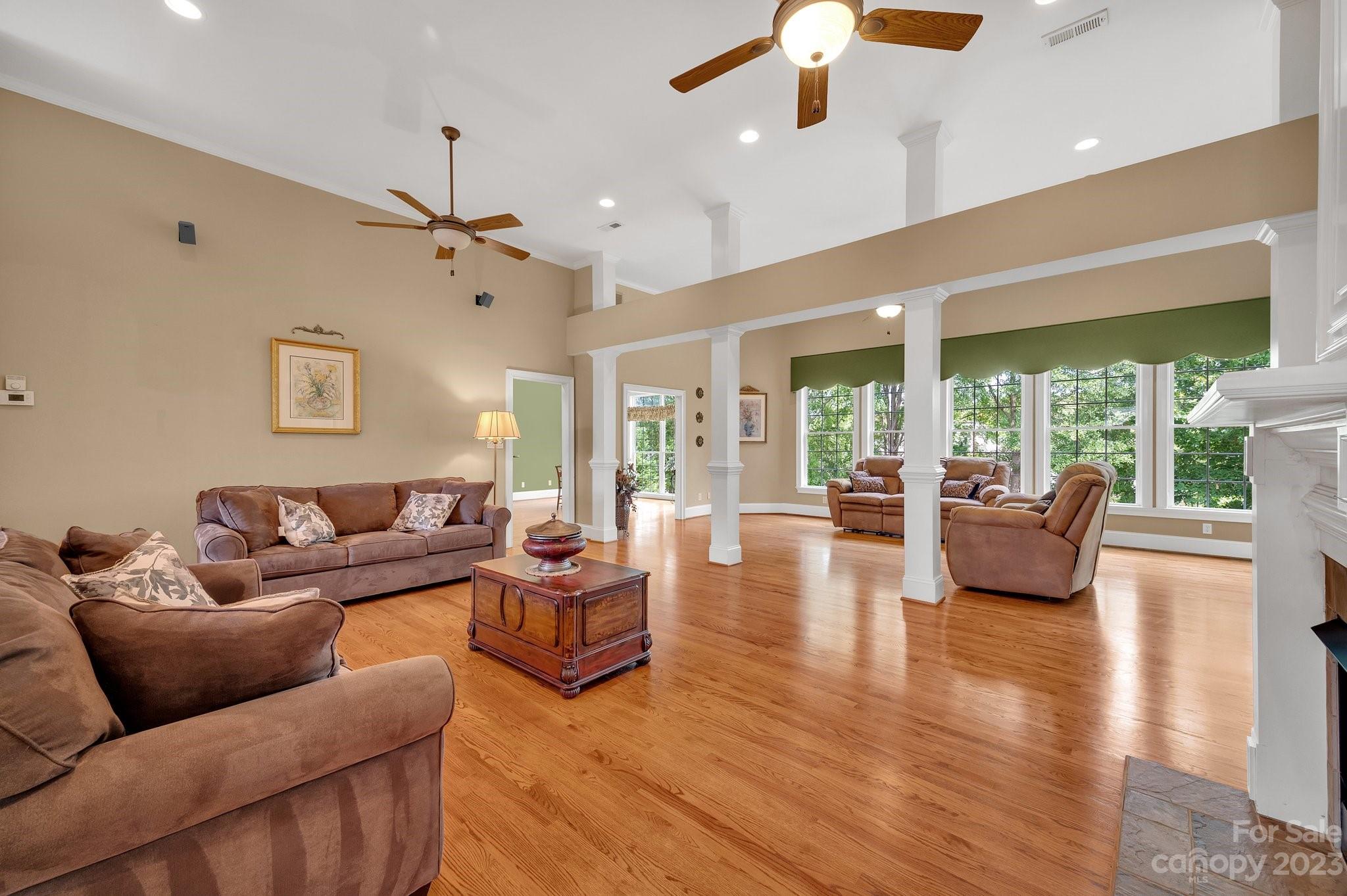 256 Hemingway Lane Fort Mill, SC 29708 - Photo 10 of 41 a living room with furniture and a large window