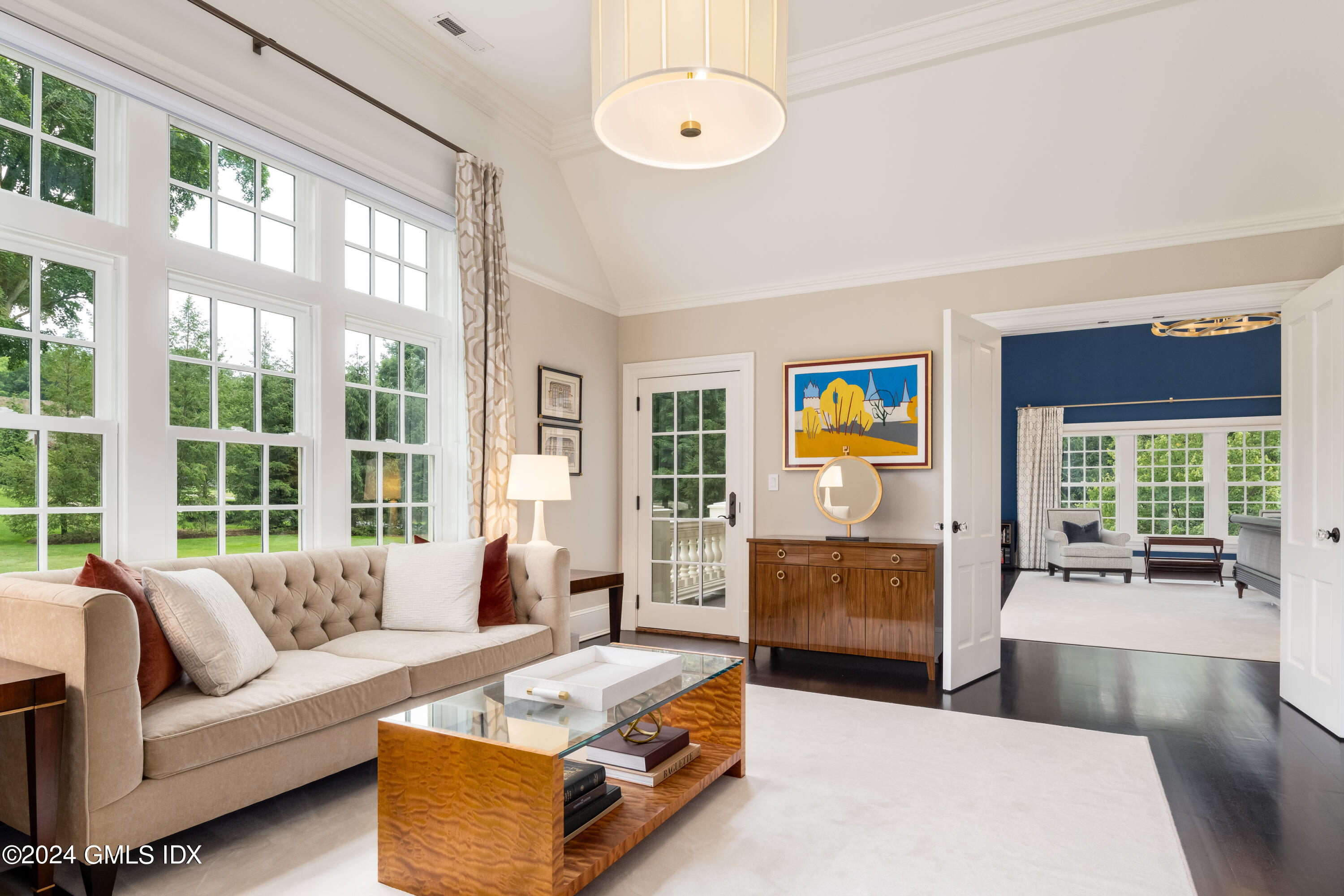 28 Thunder Mountain Road Greenwich, CT 06831 - Photo 17 of 32 a living room with furniture and large windows