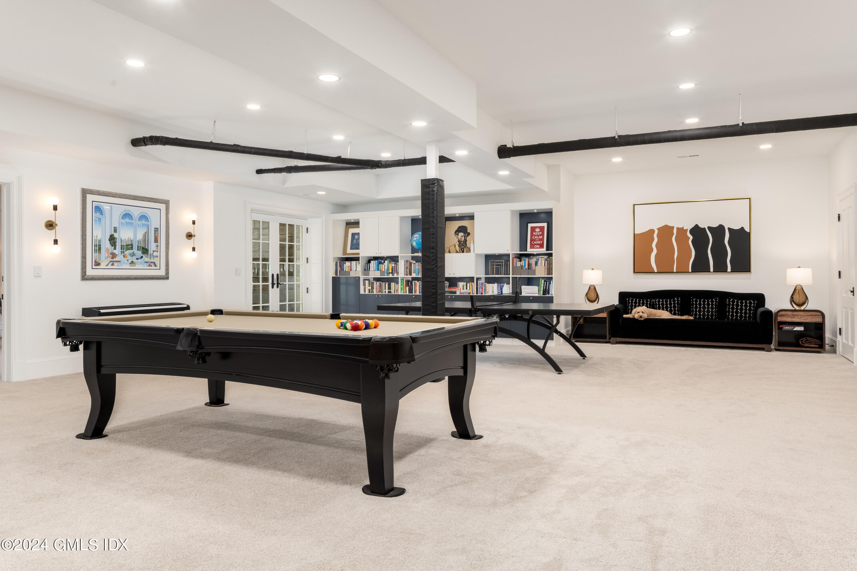 28 Thunder Mountain Road Greenwich, CT 06831 - Photo 27 of 32 a room with furniture pool table and windows