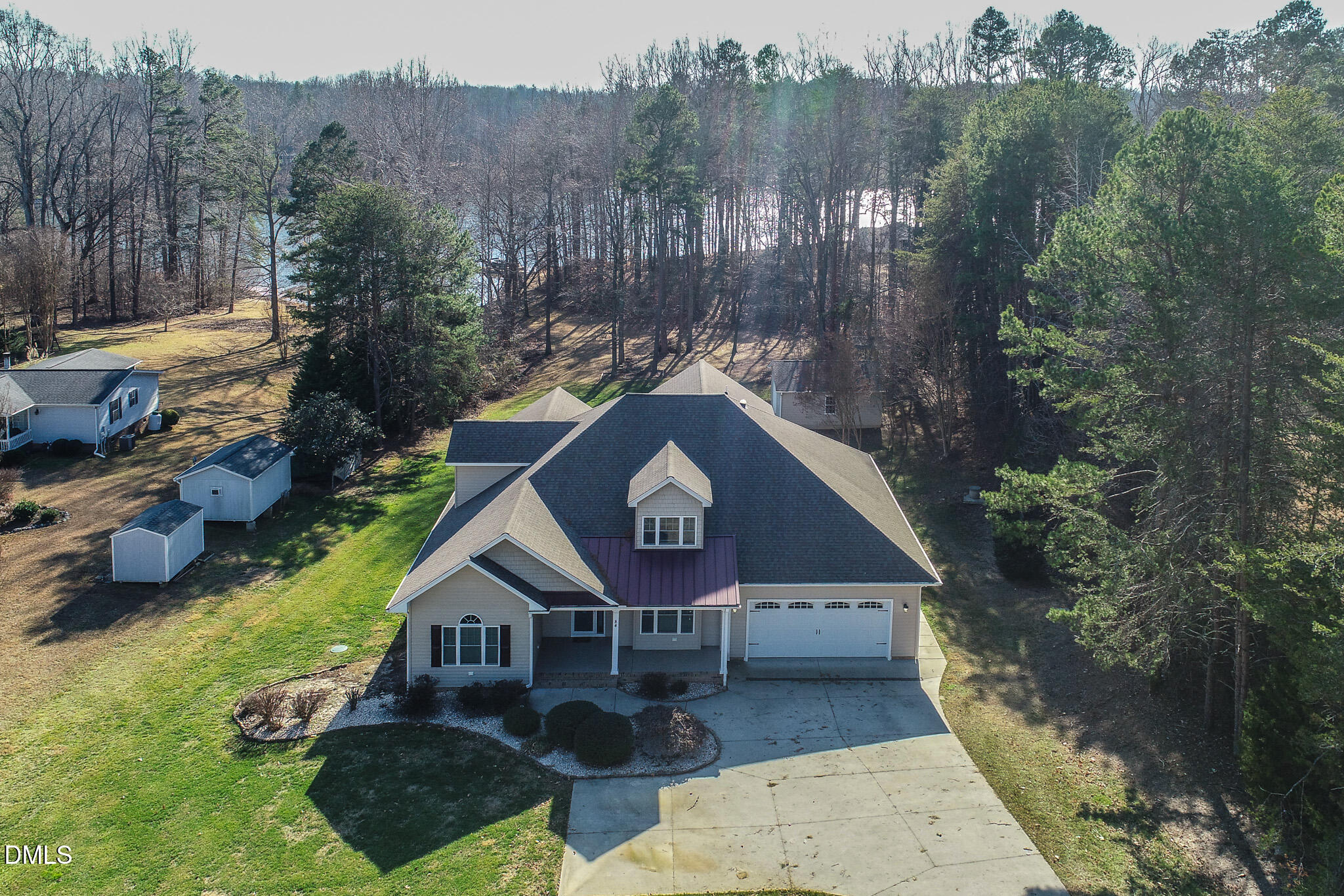 84 MacBeth Lane Roxboro, NC 27574 - Photo 5 of 64 a aerial view of a house with a yard