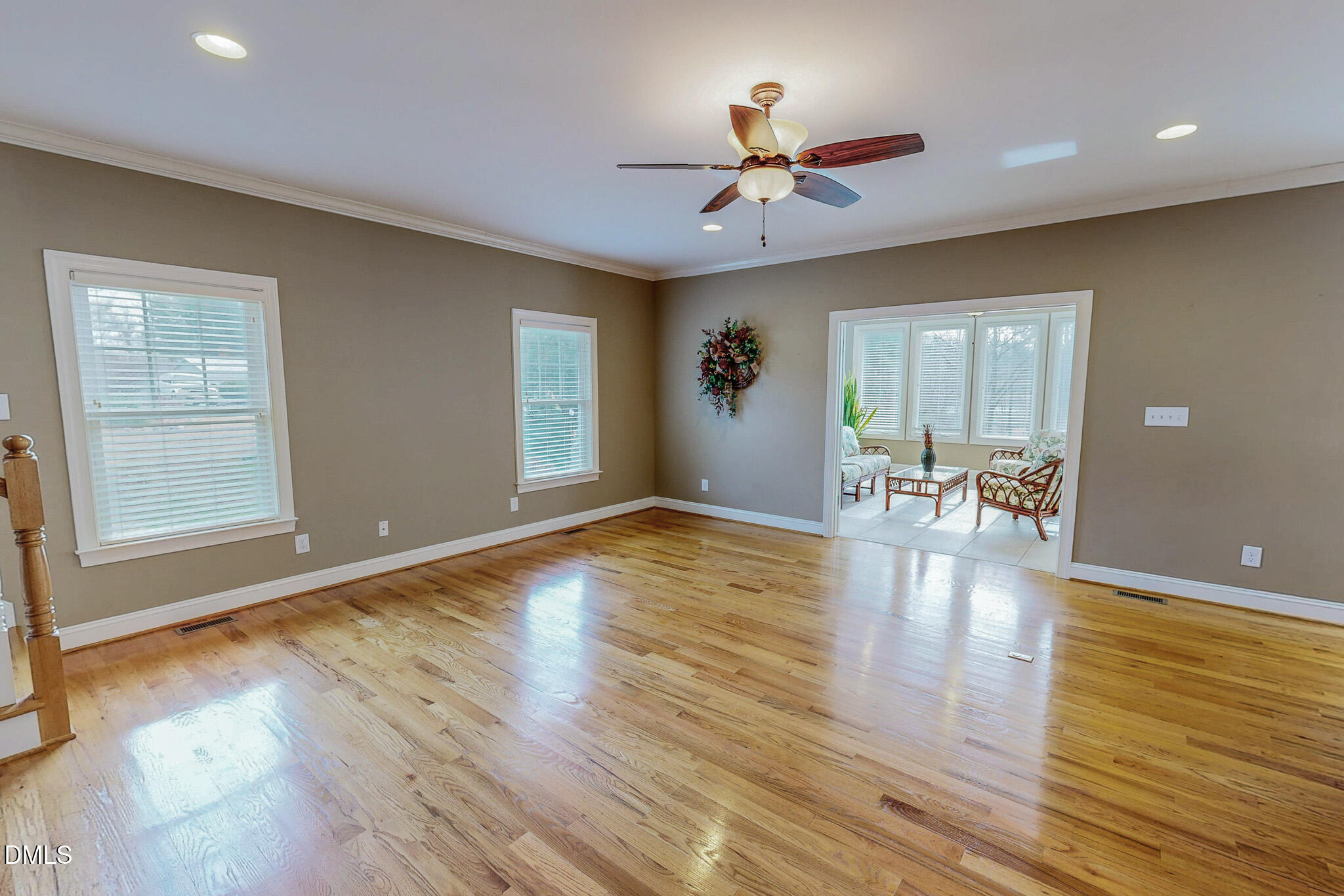 84 MacBeth Lane Roxboro, NC 27574 - Photo 52 of 64 a view of an empty room with wooden floor and a window