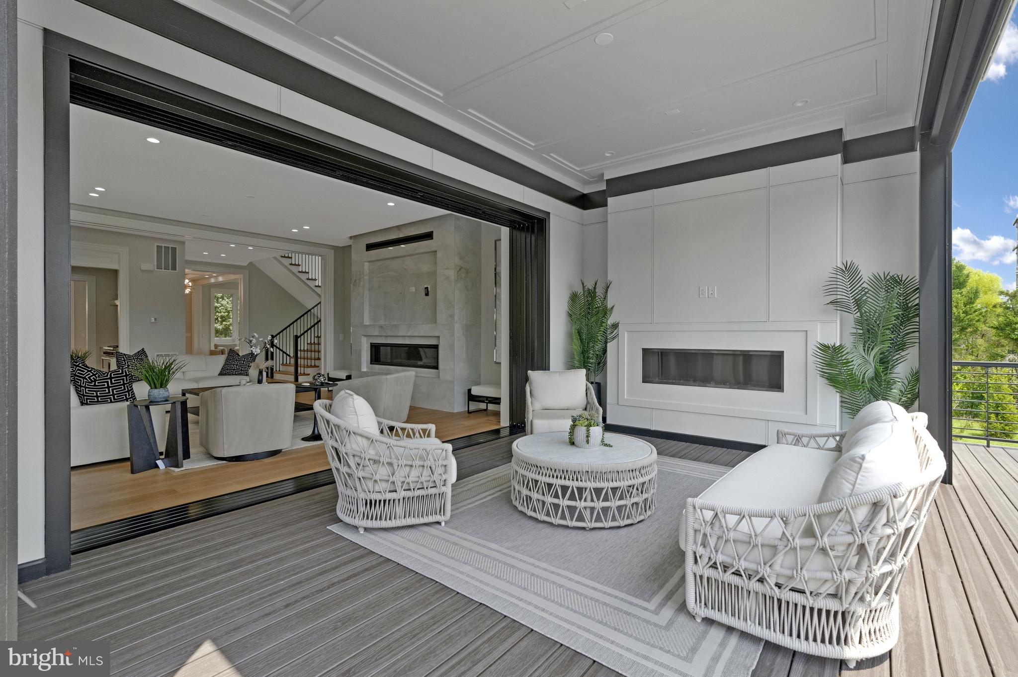1101 Clover Drive McLean, VA 22101 - Photo 24 of 54 Porch Fireplace