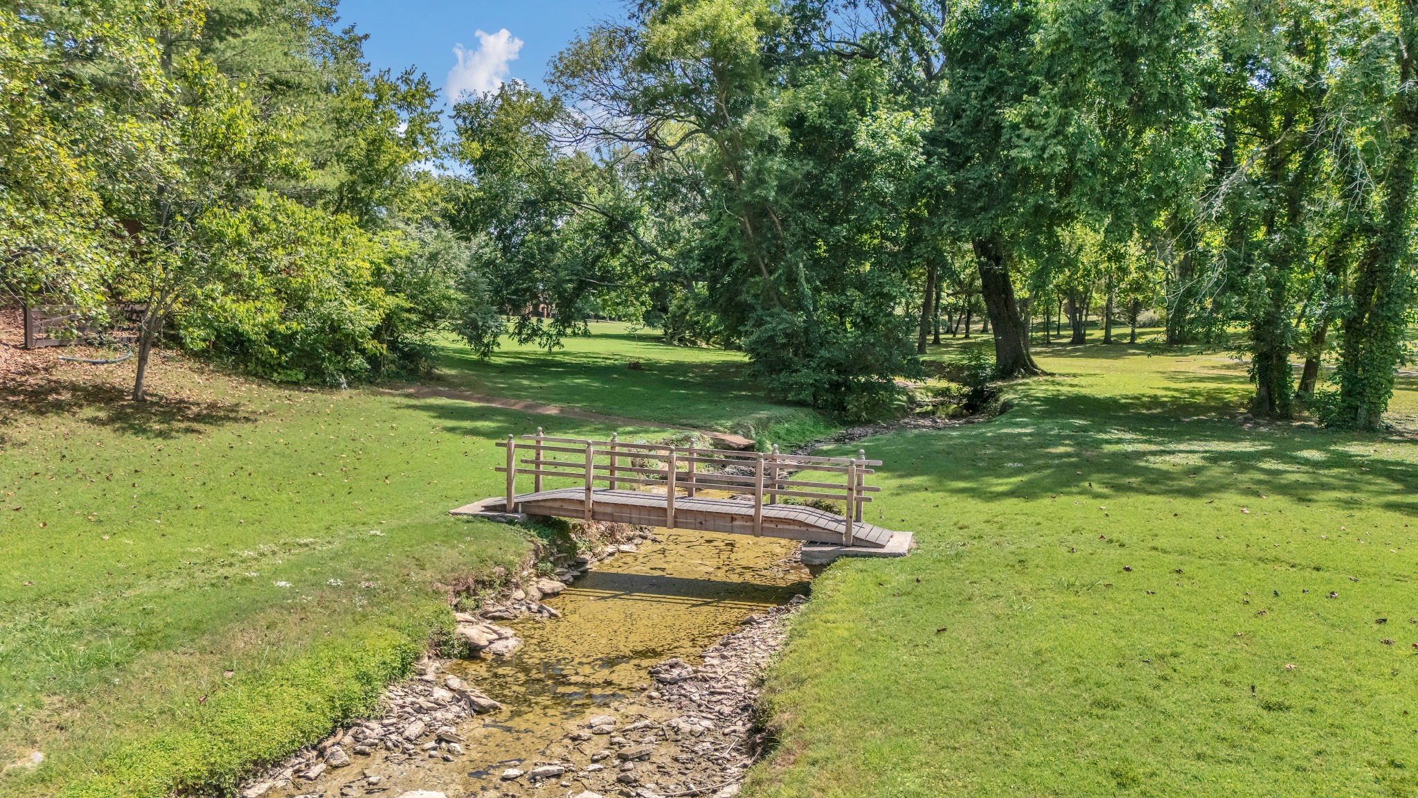 8169 Londonberry Road Nashville, TN 37221 - Photo 62 of 82 a view of a lake with a yard and large trees