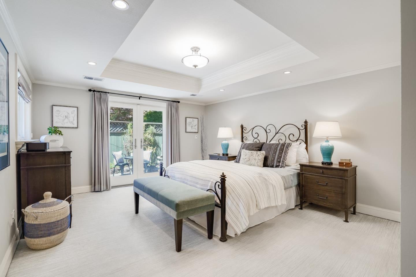 1990 Sharon Road Menlo Park, CA 94025 - Photo 19 of 40 a bedroom with a bed and a couch