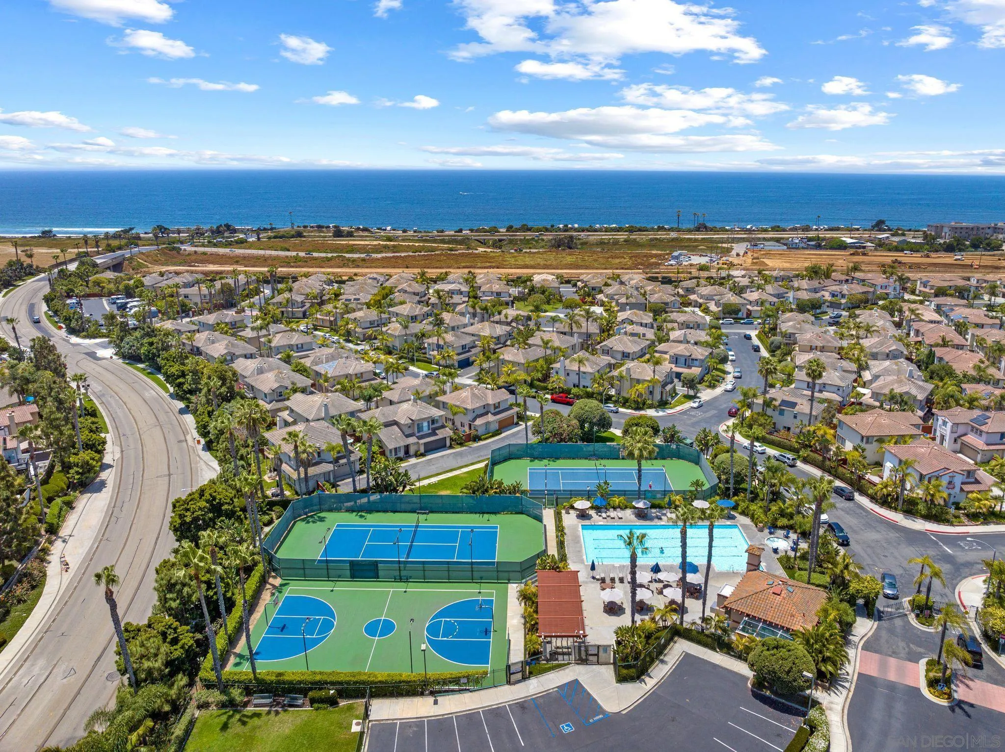 7451 Capstan Drive Carlsbad, CA 92011 - Photo 61 of 64 an aerial view of residential building and lake