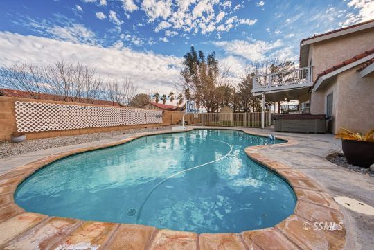 904 North Sol Court Ridgecrest, CA 93555 - Photo 40 of 50 a view of a swimming pool with a patio
