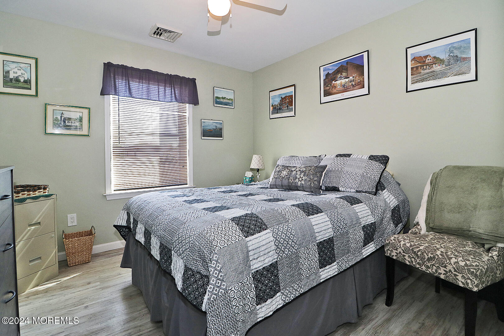 334 Bayview Avenue Ocean Gate, NJ 08740 - Photo 21 of 69 a bedroom with a bed and a couch