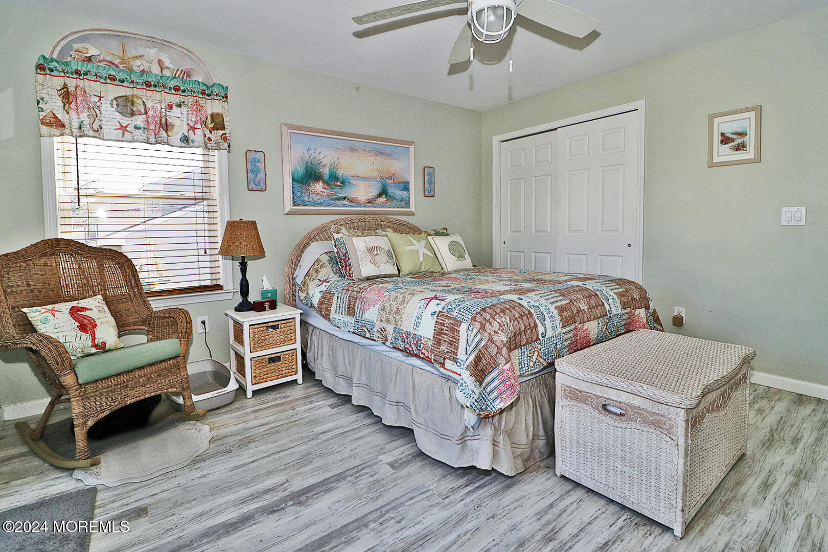 334 Bayview Avenue Ocean Gate, NJ 08740 - Photo 23 of 69 a bedroom with a bed and a couch