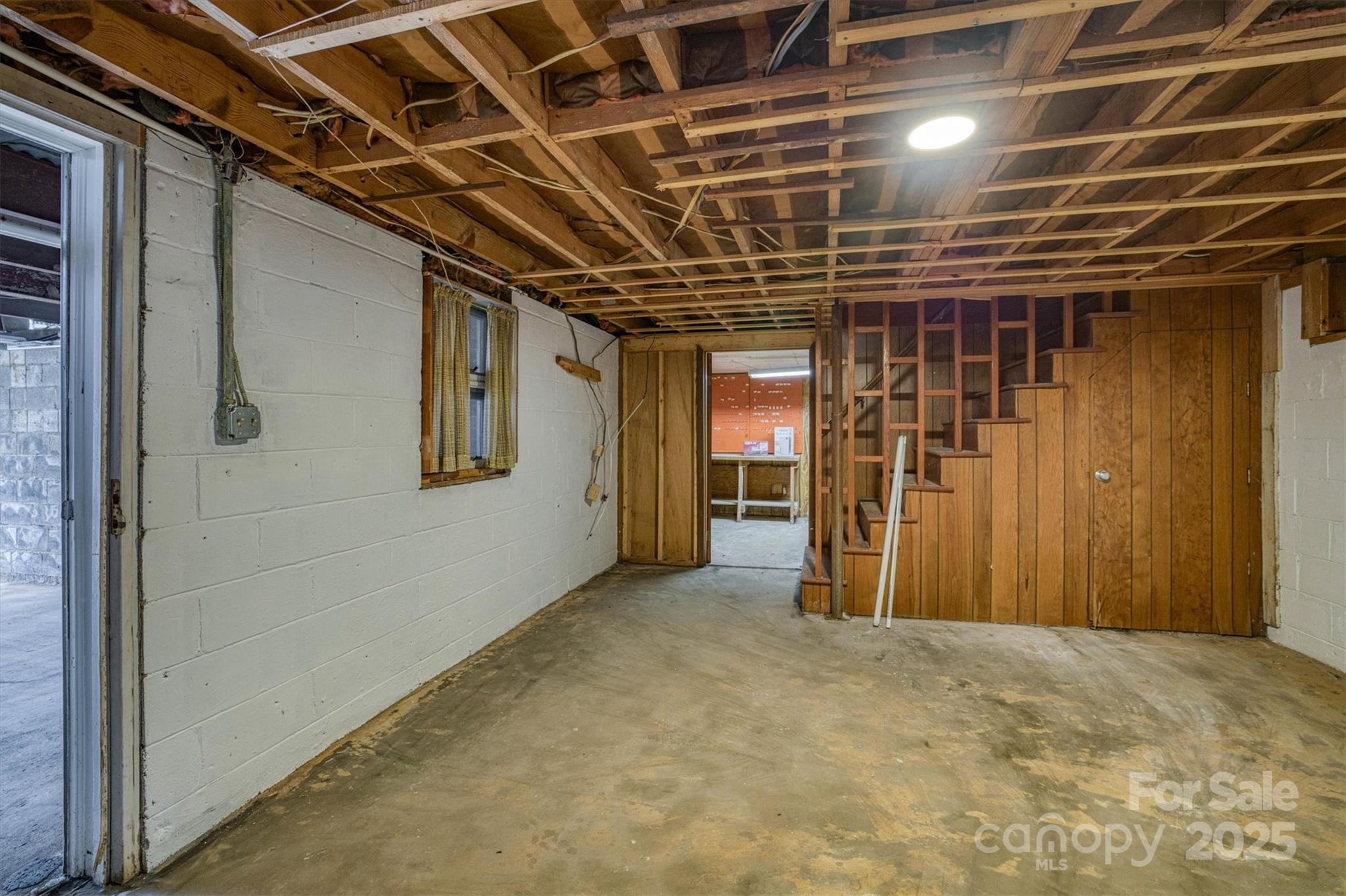 2625 20th St Lane Northeast Hickory, NC 28601 - Photo 29 of 31 a view of a room with wooden walls