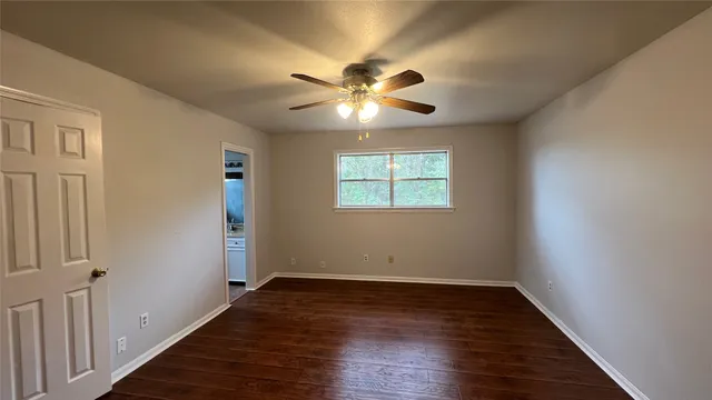 wooden floor in an empty room