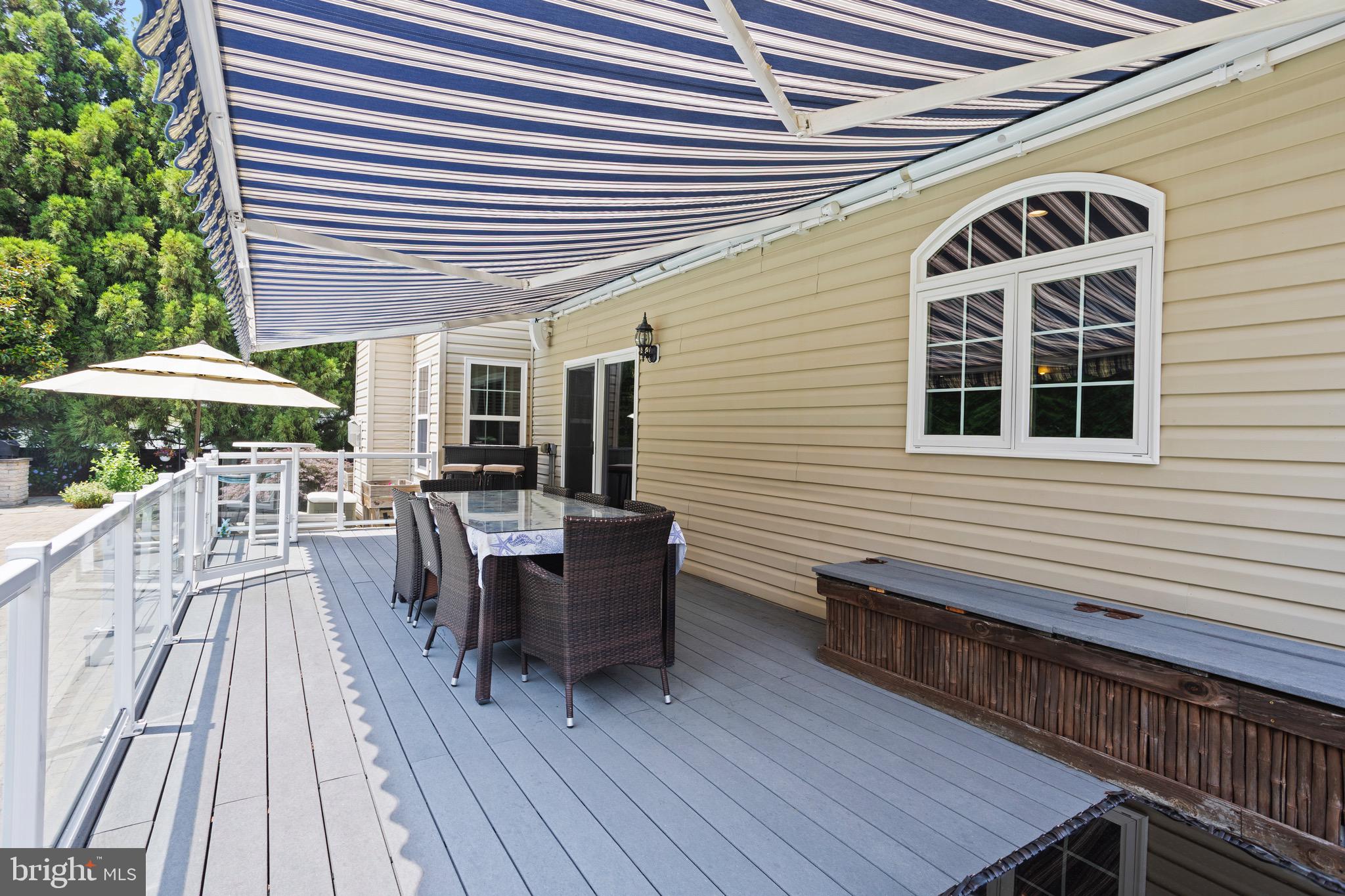 3325 Cox Road Chesapeake Beach, MD 20732 - Photo 93 of 127 Retractable awning to cover the deck from the sun