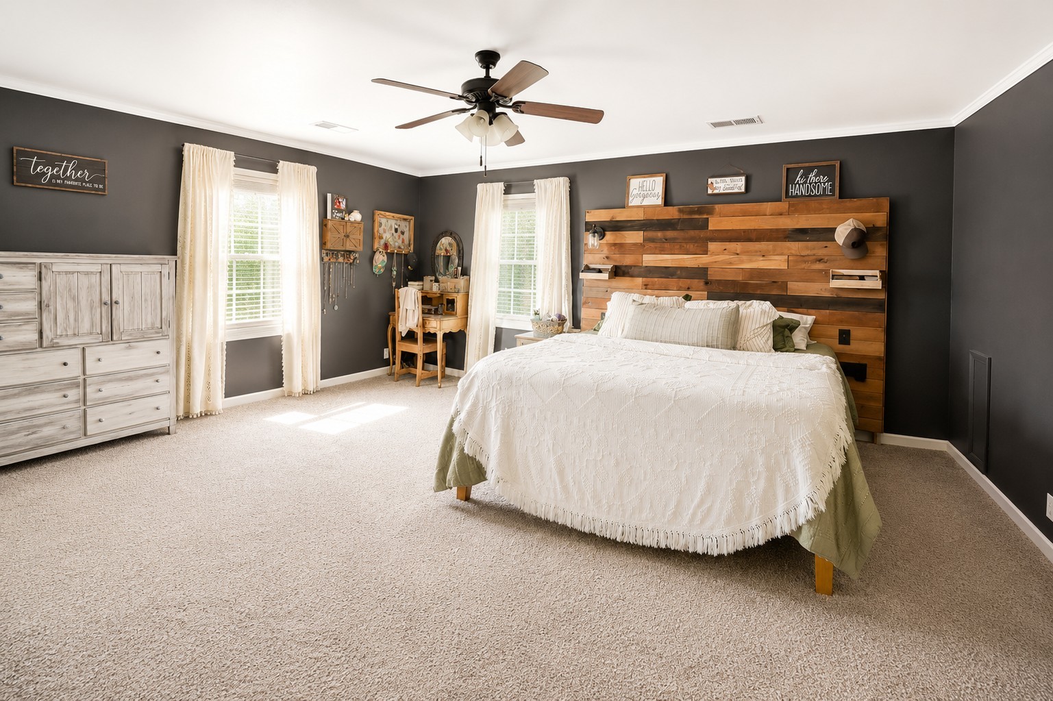 10814 Clarksville Road Olmstead, KY 42265 - Photo 23 of 55 a bedroom with a large bed and furniture