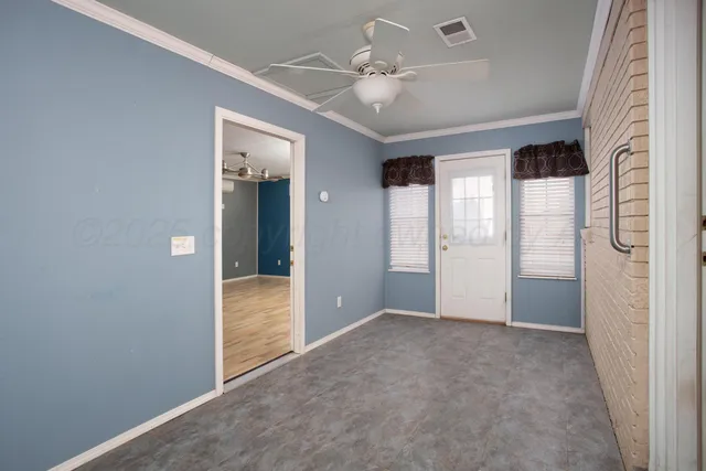 a view of a livingroom with a chandelier