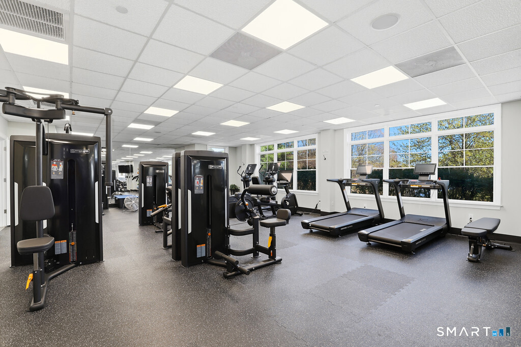 16 Hayestown Road, Unit D102 Danbury, CT 06811 - Photo 28 of 29 a view of a room with gym equipment