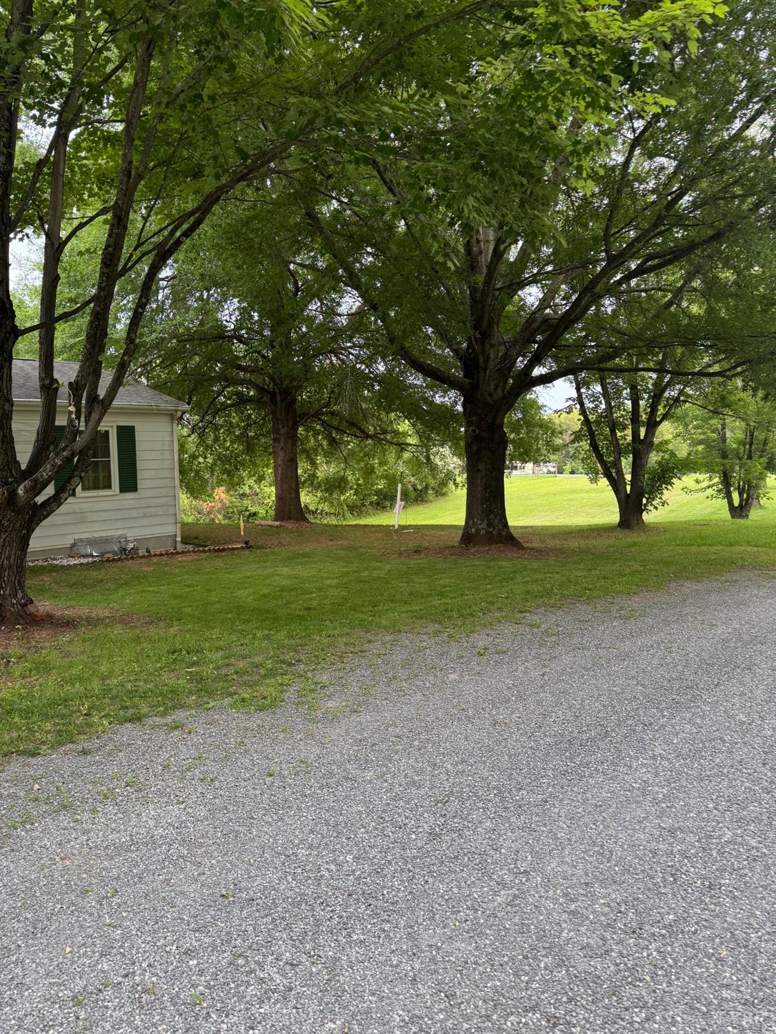 100 New Chapel Road Rustburg, VA 24588 - Photo 8 of 44 a view of a house with backyard and trees