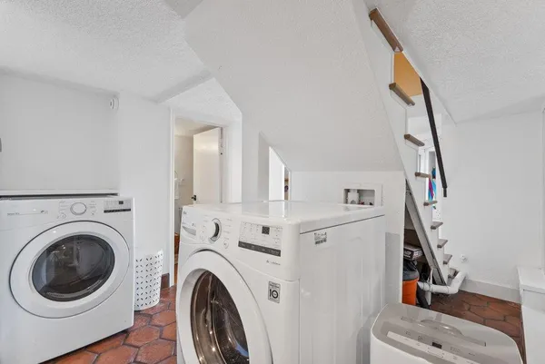 a view of a room with a sink