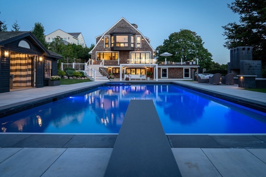 21 Jarvis Avenue Hingham, MA 02043 - Photo 28 of 30 a view of a house with a swimming pool