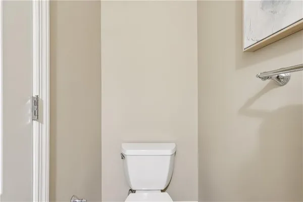 a view of a balcony with furniture