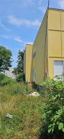 a backyard of a house