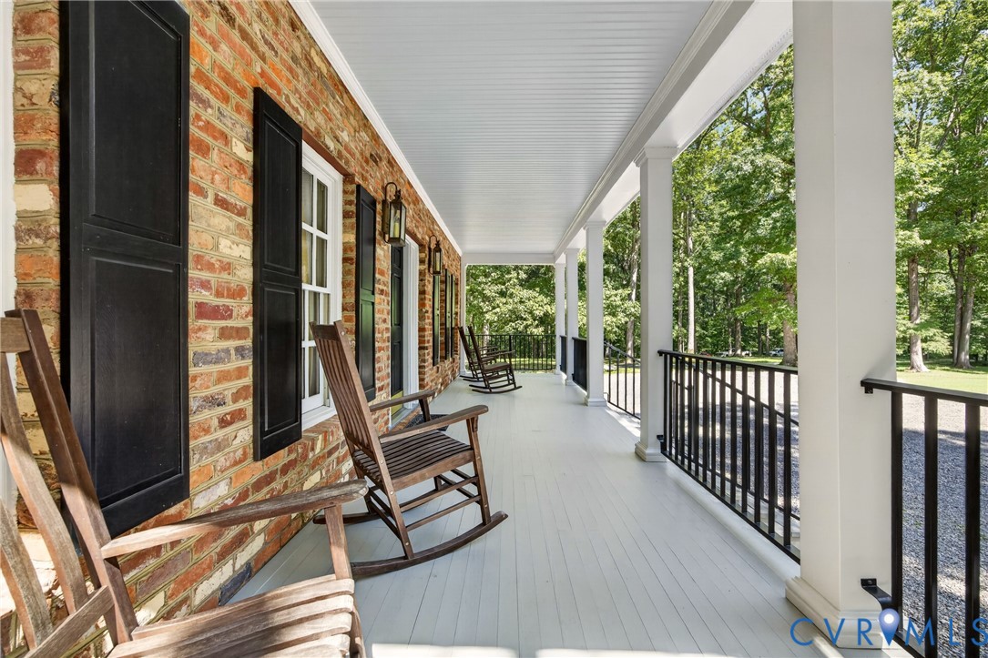 1108 Shallow Well Road Manakin-Sabot, VA 23103 - Photo 10 of 86 Expansive covered porch with a white plank ceiling