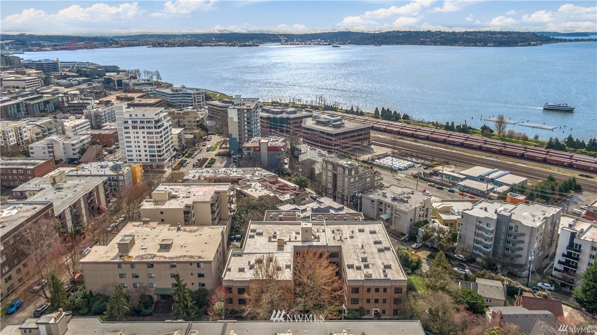 519 West Roy Street, Unit 408 Seattle, WA 98119 - Photo 19 of 25 a view of city with ocean