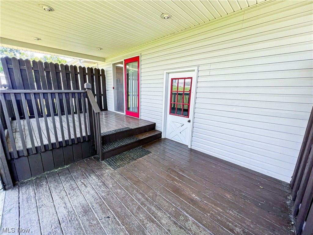 983 Two Ridge Road Steubenville, OH 43953 - Photo 31 of 35 Back Deck off of Kitchen