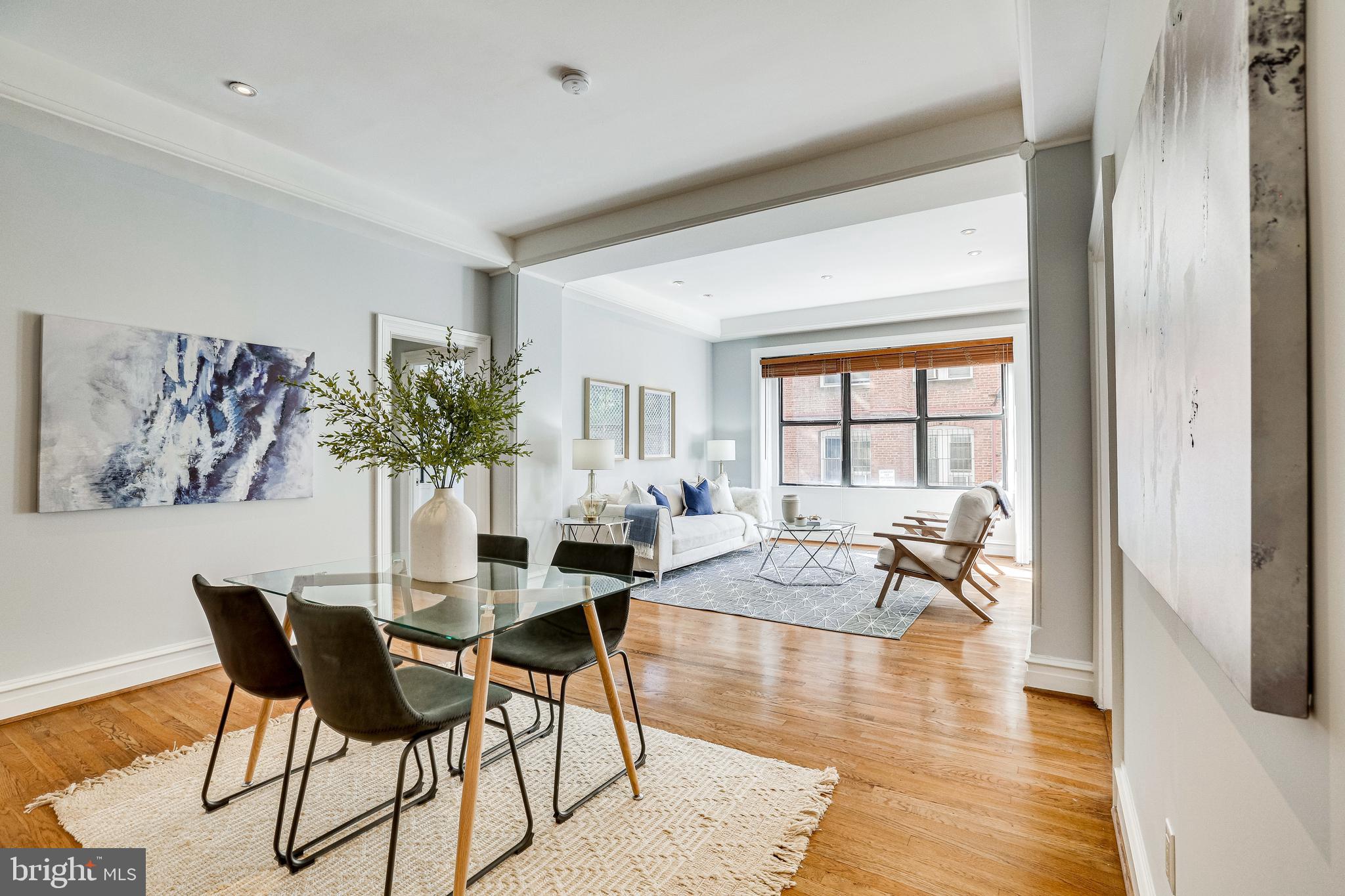 1514 17th Street Northwest, Unit 107 Washington, DC 20036 - Photo 10 of 63 Dining area open to the living area