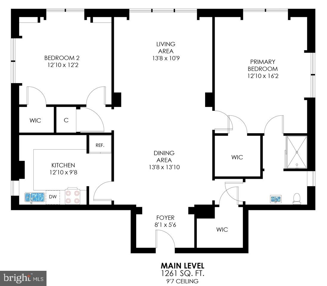 1514 17th Street Northwest, Unit 107 Washington, DC 20036 - Photo 63 of 63 Floor plan