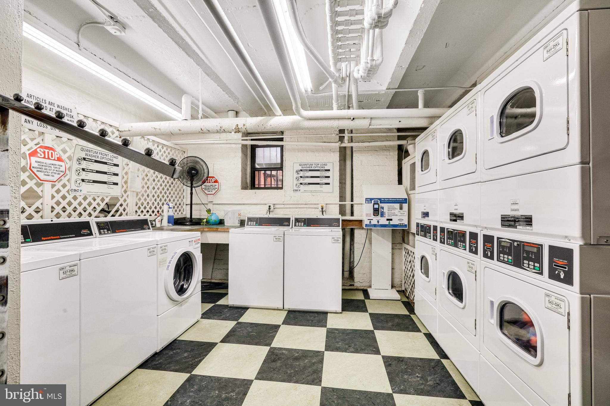 1514 17th Street Northwest, Unit 107 Washington, DC 20036 - Photo 43 of 63 Common laundry