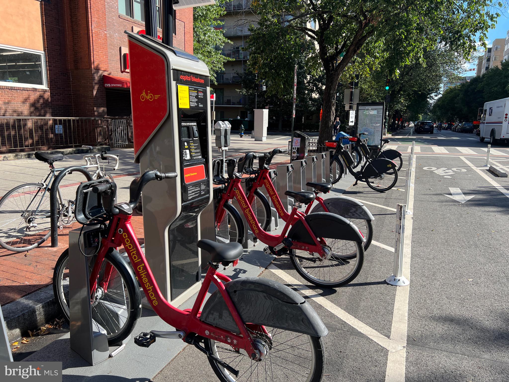 1514 17th Street Northwest, Unit 107 Washington, DC 20036 - Photo 51 of 63 Several nearby bikeshare kiosks
